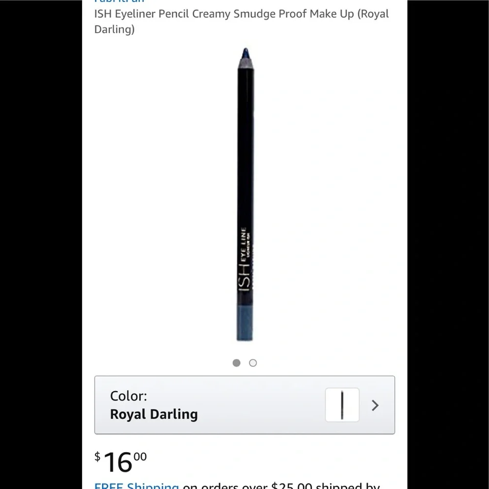 ISH eyeliner in‎ Royal Darling ( dark blue)